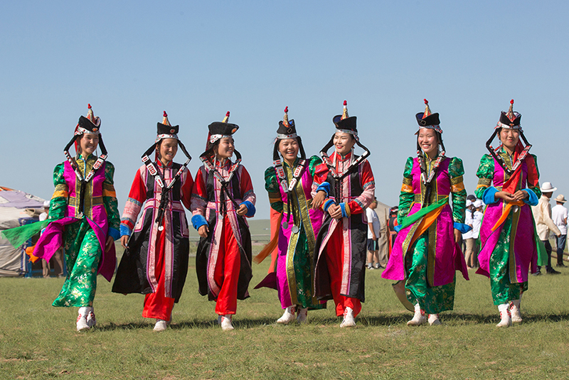 Mongolian girls